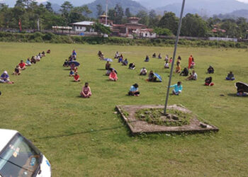 Mass screening in Baeboteng and its periphery after a couple tests positive, Samtse