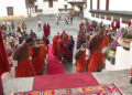 Central Monastic Body arrives in Thimphu