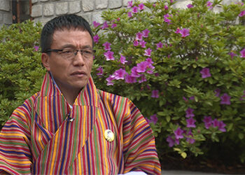 “After losing the election, I am not disappointed. I respect people’s choice,” former Thrompon Kinlay Dorjee