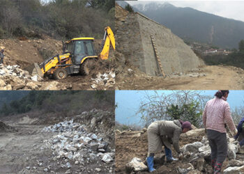 Phase I developmental works of the new Gasa town in full swing