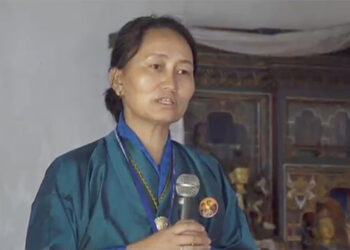 Druk Nyamrup Tshogpa’s bye-election candidate, Karma Lhamo