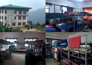 Hostel congestion in Samcholing Central School in Trongsa
