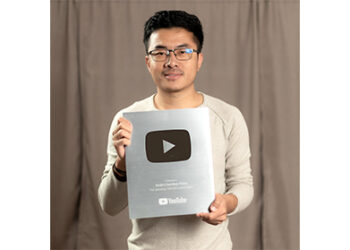 Yeshi Lhendup Films receives the Silver Creator Award or Play Button from YouTube