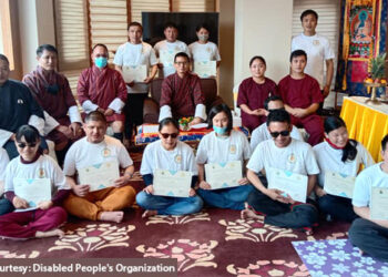 Sorig Zhiney and Luejong training to promote well being among people with disabilities