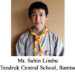Sabin Limbu from Tendruk Central School wins the 13th Golden Youth Award