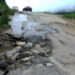 A road with more potholes than asphalt- Sherubling-Yueling in Trongsa