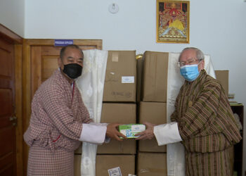 Bhutan receives 50,000 surgical masks from BMT Surgical Precision Company in Germany