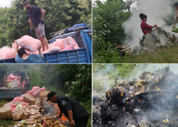 Tobacco Quota Outlet disposes of more than Nu 860,000 worth of damaged tobacco products