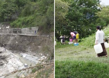 Flash flood damages Gyalpozhing’s water source leaving residents without drinking water for five days, Monggar