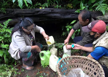 Water shortage in Wakhar village, Trashigang