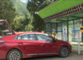 Limited charging points dissuade electric taxi drivers to travel long distance