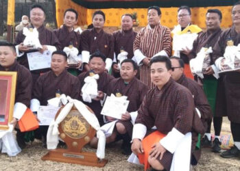 Team Namcha Nyenzir, winner of 17th Druk Wangyel National Archery Tournament