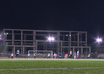 Haa comes alive with football despite cold weather