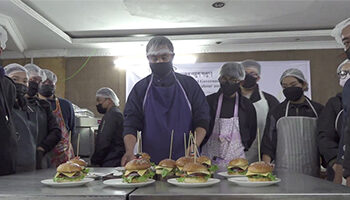 Training in baking and preparing food items- Monggar