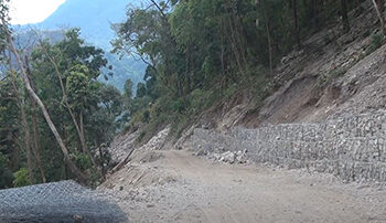Bai Kuenza on the road to development with their new farm road- Chhukha