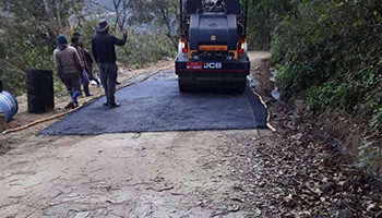 Kela farm road blacktopping in full swing