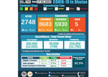 Bhutan reports new single-day spike of 386 COVID cases
