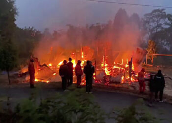 Man dies in car accident after allegedly setting his home and shop on fire