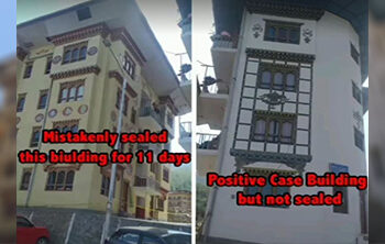 Wrong building cordoned off in Thimphu