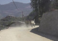 Dust menace along Trailing and Jarung Khashor road in Monggar