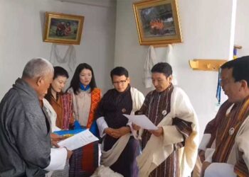 Druk Thuendrel Tshogpa submits registration papers to the ECB