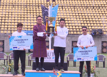 Tandin Dorji wins the first-ever Bhutan Grand Prix Archery Tournament