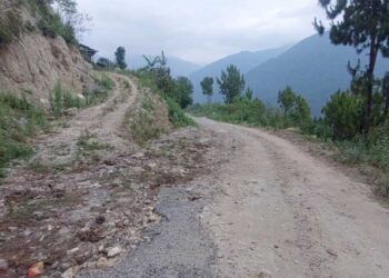 Shermung GC road in need of maintenance