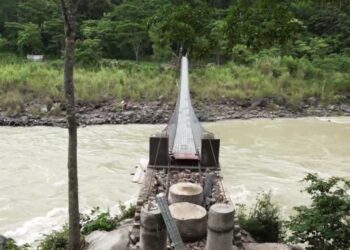 Suspension bridge over Mangdechhu expected to help Berti residents- Zhemgang