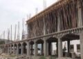 Proper vegetable shed under construction for Paro vegetable vendors