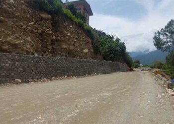 DeSuung National Service Road Construction Pilot Project completes 50 per cent of the work