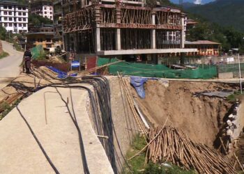 Road leading to Kuenselphodrang closed to traffic