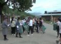 Group of foreigners join Bhutanese youth group to clean Bumthang town