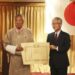 Order of the Rising Sun, Gold, and Silver Star to Lyonpo Dago Tshering
