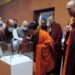 Exhibition display of sacred relics at National Museum in Paro