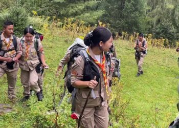 Twenty-four scouts start the 35-day trek from Haa to Trashigang