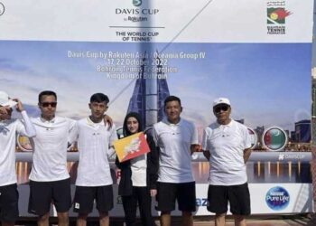 Bhutanese Tennis Team’s first win in the Davis Cup