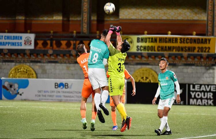 Thimphu City FC leading BoB BPL table BBSCL