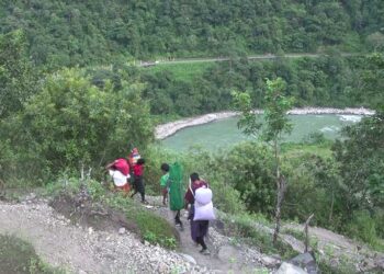 Thasa chiwog in Laja Gewog requests for a bypass- Dagana