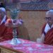 Dorji Lopen confers dhar to new Droden Lam and Umze of Thimphu Lingzhi