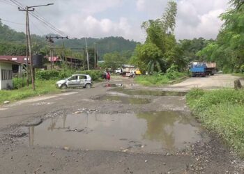 Bad roads spread across Samdrup Jongkhar Toed Constituency give residents a nightmare