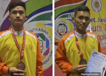 Bhutanese Team wins Bronze in South Asian Karate Championship