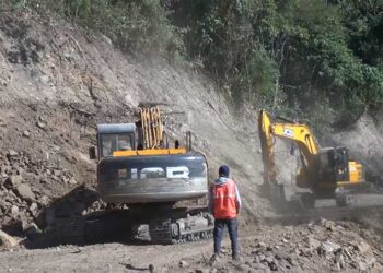 Nganglam-Dewathang Highway construction already benefiting local residents