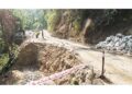 Slow blacktopping work progress of Bjoka gewog centre road irks residents