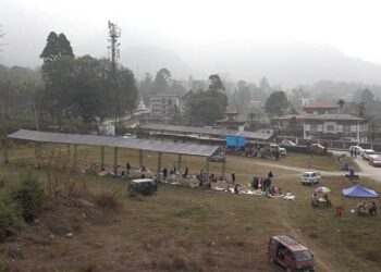 Samtse town’s vegetable shed in need of toilet and waste facility