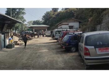 Parking space crunch at Dhuenmang hot spring in Zhemgang frustrates visitors