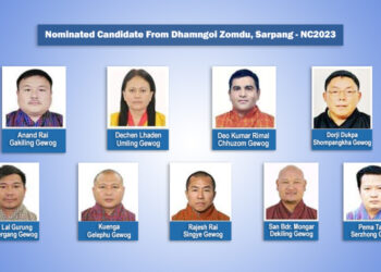 Sarpang nominates 9 aspiring candidates for NC election