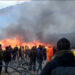 Hundred families affected by the fire in Lungtenphu Army Camp