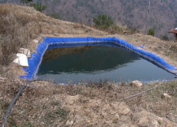Trashigang’s Lephu farmers address water shortage through tarpaulin pond liners