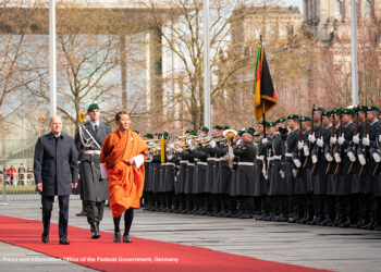 Prime Minister Dr Lotay Tshering meets German Chancellor