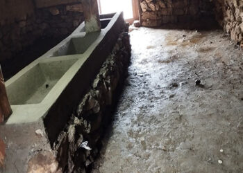 Haa district administration helps farmers build separate livestock shed